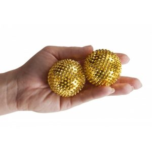 Modom Akupresúrne guľôčky s magnetmi zlatá