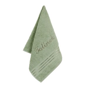 Bellatex Froté uterák s výšivkou Tatínek zelená