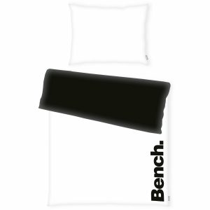 Bench Bavlnené obliečky čierno-biela