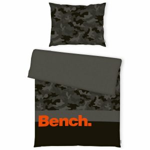 Bench Bavlnené obliečky sivo-čierna