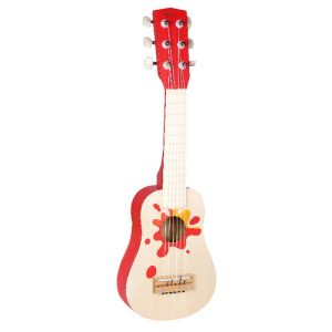 Classic world Gitara drevená červená