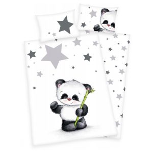 Herding Detské flanelové obliečky do postieľky Jana Star Panda
