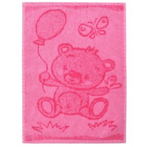 Profod Detský uterák Bear pink