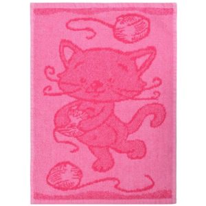 Profod Detský uterák Cat pink