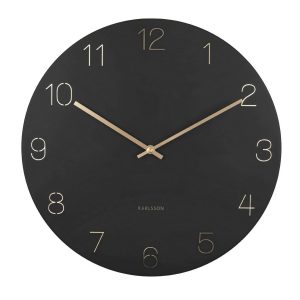Karlsson 5762BK dizajnové nástenné hodiny