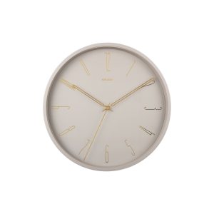 Karlsson 5898WG dizajnové nástenné hodiny Farba sivá