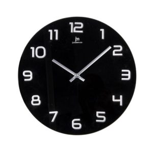 Lowell 14897NS dizajnové nástenné hodiny Farba čierna