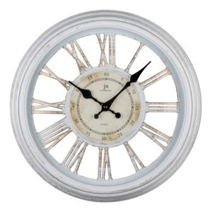Lowell L00891B dizajnové nástenné hodiny Farba biela