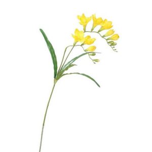 Umelá kvetina Frézia žltá