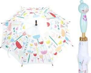 Dětský deštník SUZY ULTMAN FLOWERS modrý