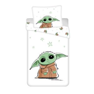 Jerry Fabrics Bavlnené obliečky Star Wars Baby Yoda