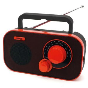 Prenosné rádio Bravo B-5184 ČERVENO ČIERNA Farba červená