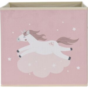 Detský textilný box Unicorn dream ružová