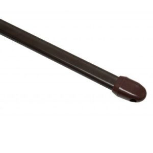Vitrážna tyč rozťažná, plochá 11 mm hnedá, 80 – 115 cm