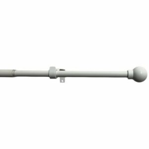 Záclonová súprava roztiahnuteľná Guľa 16/19 mm biela, 200 – 350 cm