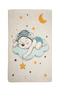 Detský koberček Sleep 100×160 cm béžový