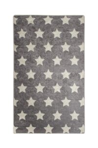 Detský koberček Stars 100×160 cm sivý