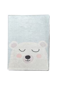 Detský koberec Baby Bear 100×160 cm sivý