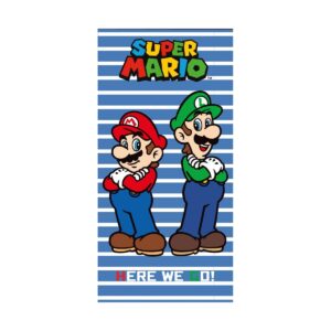 Detská osuška Super Mario a Luigi, 70 x 140 cm