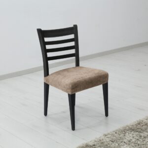 Forbyt Napínací poťah na sedák stoličky ESTIVELLA béžová Veľkosť 40 - 50 cm