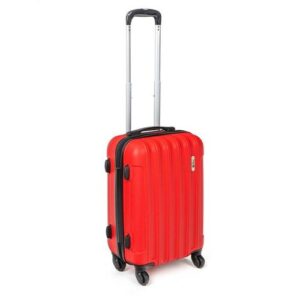 Pretty UP Cestovný škrupinový kufor ABS25 malý, 50 x 35 x 23 cm, červená