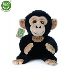 Eco-Fiendly Rappa šimpanz/opice sedící 18 cm Farba čierna