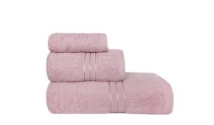 Bavlnený uterák Rondo 70×140 cm ružový
