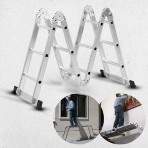 Mediashop HammerSmith Super Ladder Viacúčelový rebrík Farba strieborná
