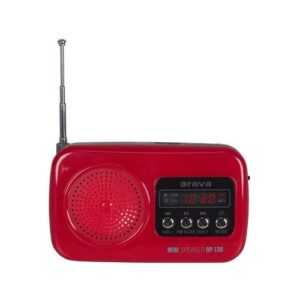 Orava RP-130 R prenosný rádioprijímač Farba červená