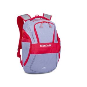 Riva Case 5225 športový batoh pre notebook 15,6″, sivo-červená, 20 l