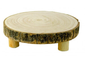 MAKRO - Podnos drevo dekorácia 25cm